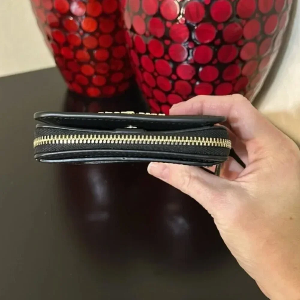 Disney X Kate Spade NWT Minnie Mouse Zip Around Wallet Bifold with dust … - Picture 5 of 12